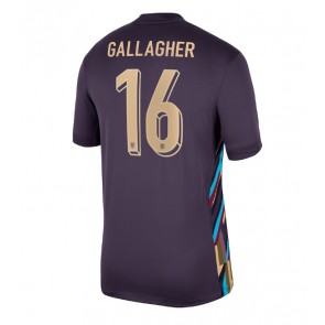 England Conor Gallagher #16 Udebanetrøje EM 2024 Kort ærmer